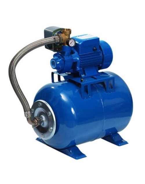 Πιεστικό συγκρότημα 0,5 hp / 1'' x 1'' / 220 volt - με δοχείο 24 λίτρα οριζόντιο